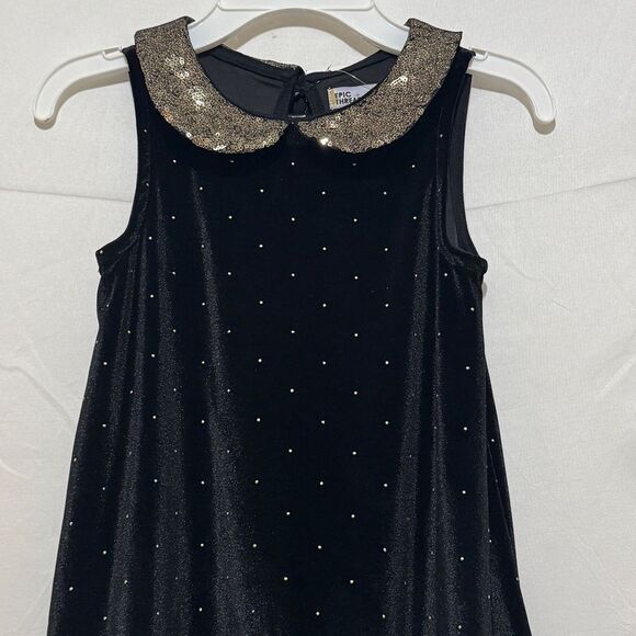 Girls black & gold Epic threads dress - Picture 2 of 5